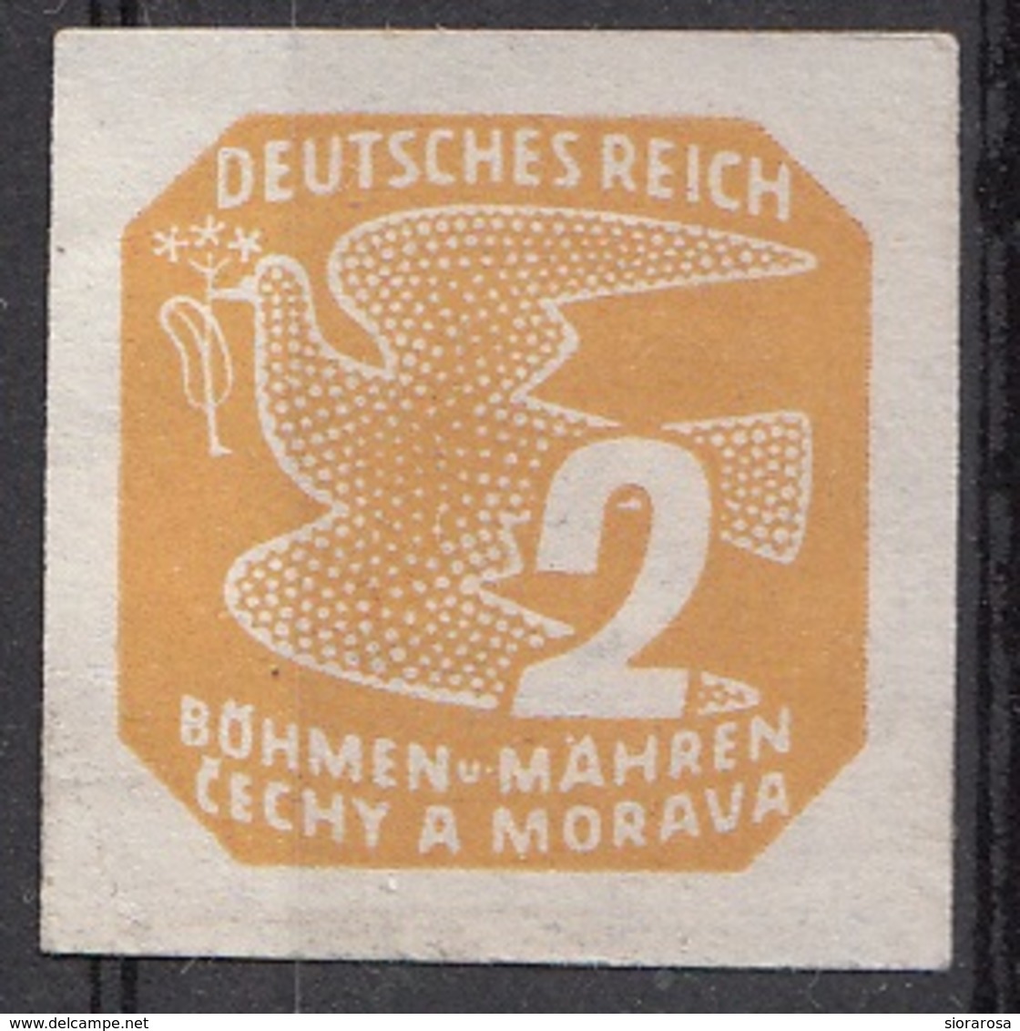 28 Boemia E Moravia 1939 NEWSPAPER STAMPS - Carrier Pigeon  Nuovo - Usati