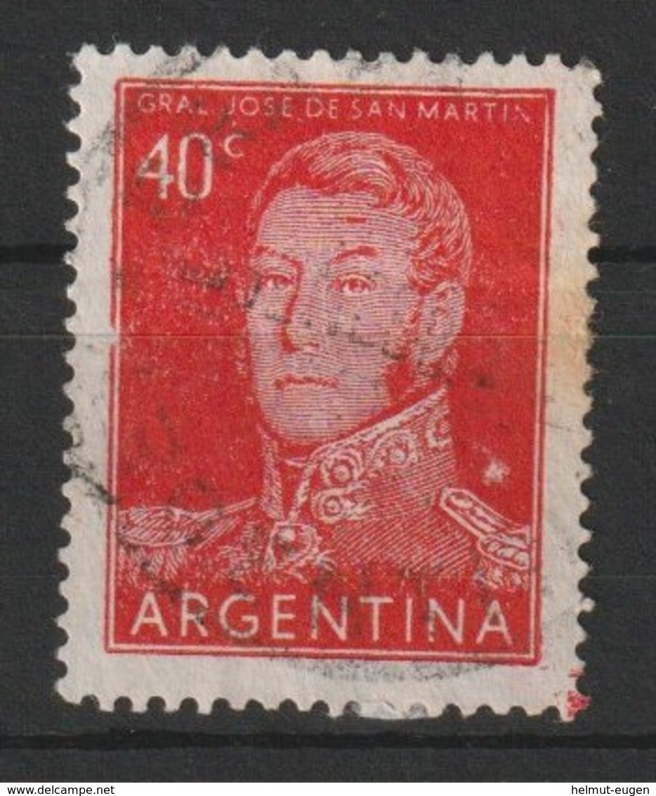 MiNr. 621 Argentinien / 1954/1959. Freimarken: General San Martín Und Landesansichten. - Gebraucht