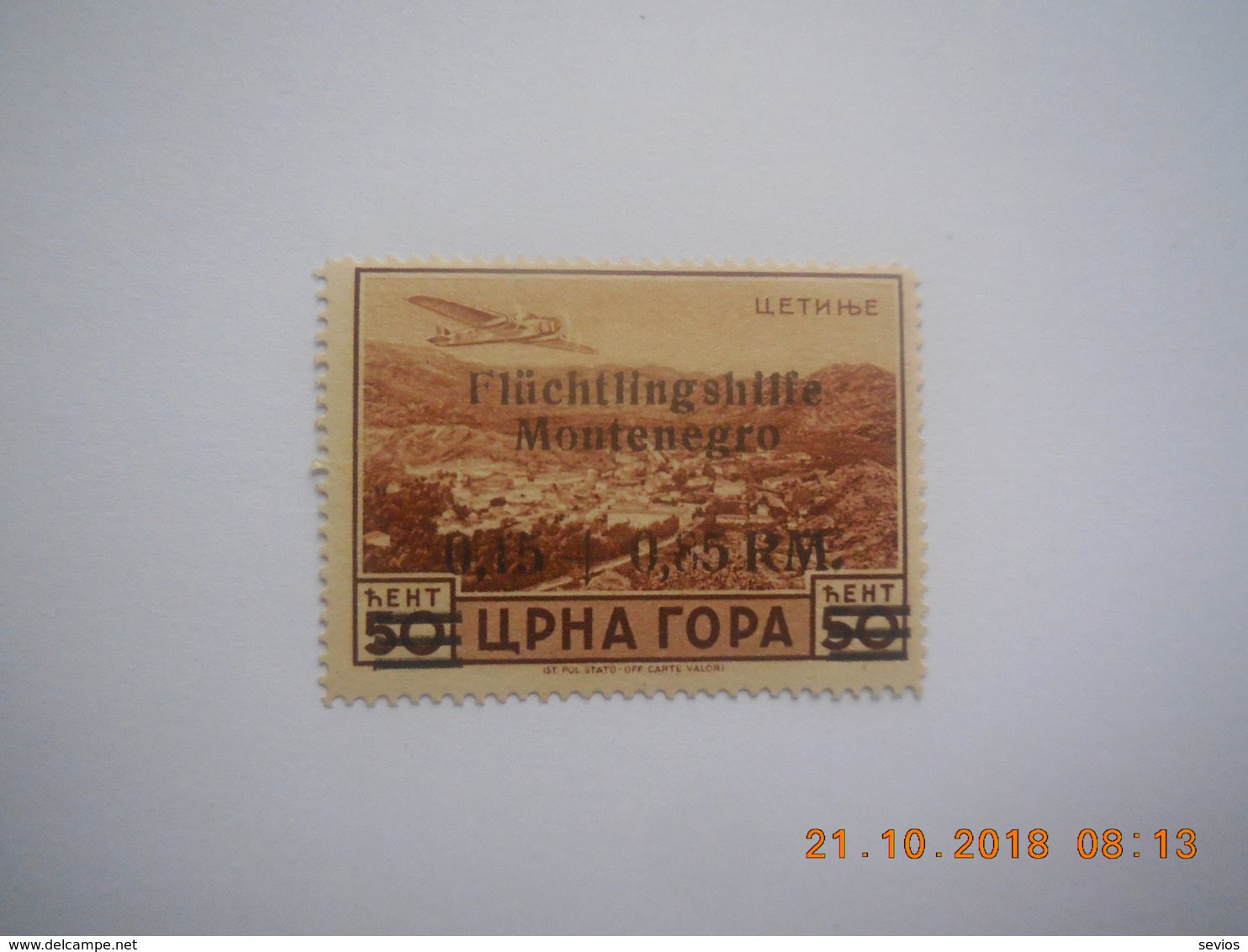 Sevios / Italie / **, *, (*) Or Used - Occup. Tedesca: Montenegro