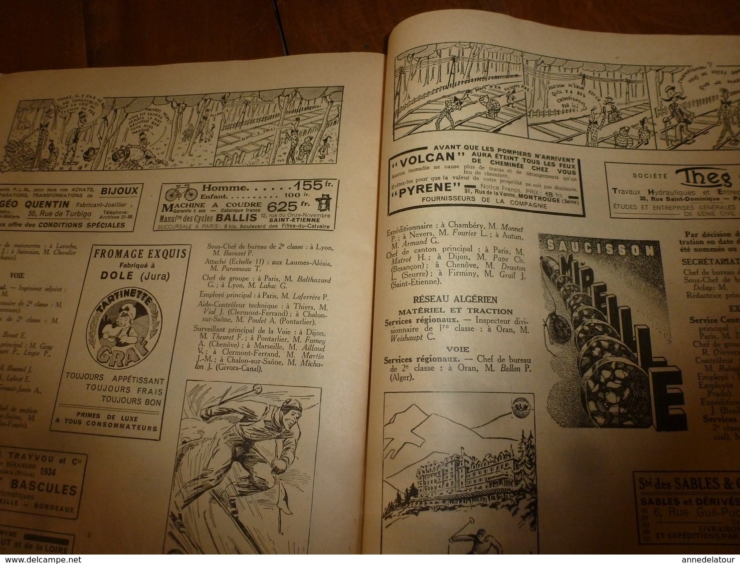 1945 Bulletin PLM : Monaco et son armée; Sur la route ferrée des Alpes; Arles; Toulon; etc