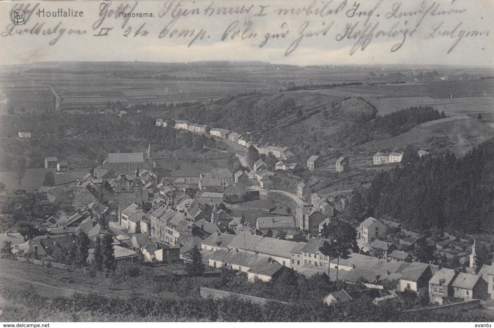 HOUFFALIZE /  PANORAMA /  GUERRE 1914-18  / FELDPOST - Houffalize