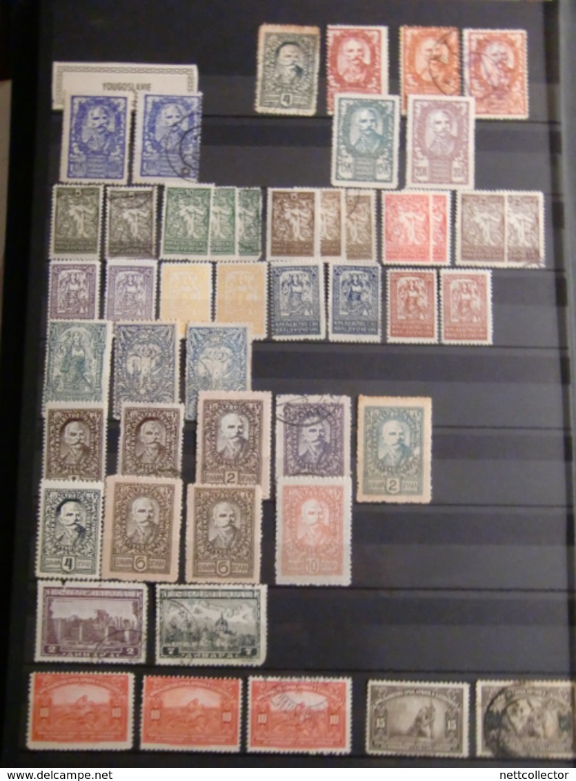 RARE COLLECTION CROATIE / YOUGOSLAVIE / SLOVENIE / BOSNIE+ DE 1700 TIMBRES dans UN GROS ALBUM