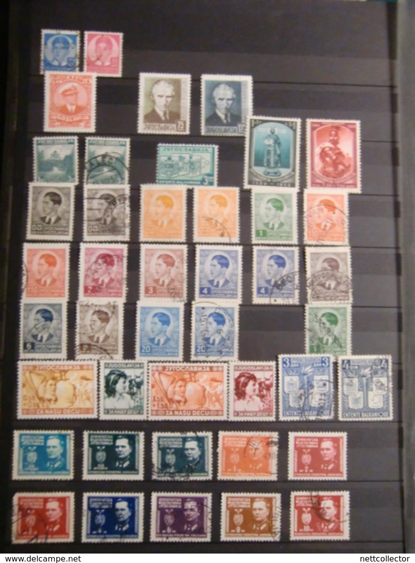 RARE COLLECTION CROATIE / YOUGOSLAVIE / SLOVENIE / BOSNIE+ DE 1700 TIMBRES dans UN GROS ALBUM