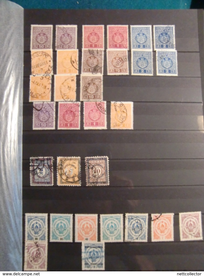 RARE COLLECTION CROATIE / YOUGOSLAVIE / SLOVENIE / BOSNIE+ DE 1700 TIMBRES dans UN GROS ALBUM