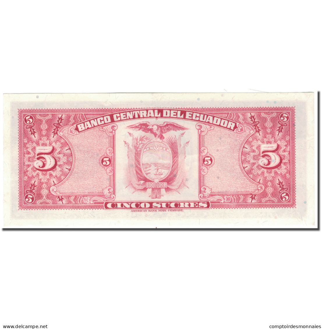 Billet, Équateur, 5 Sucres, 1975-03-14, KM:108a, NEUF - Ecuador