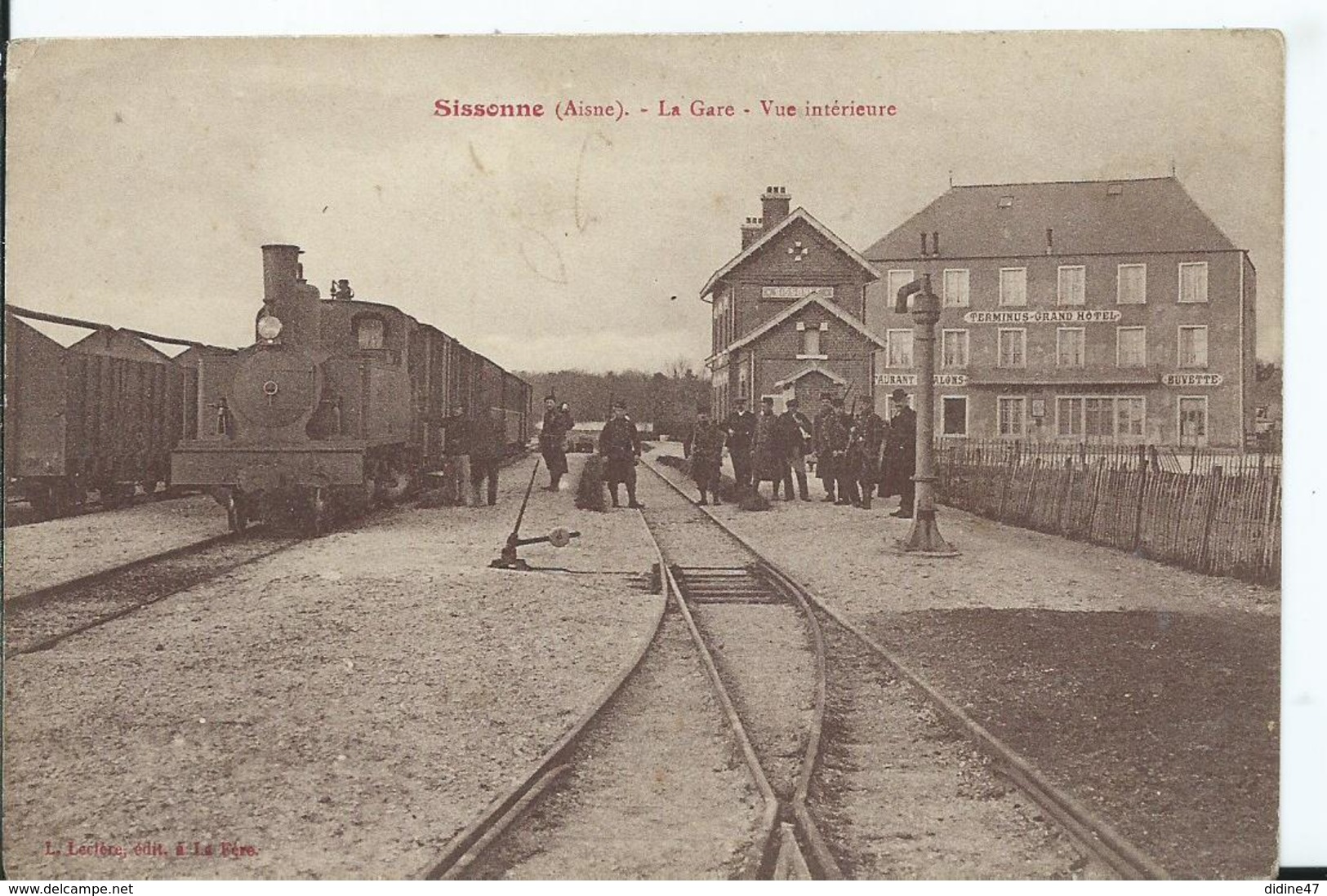 SISSONNE - La Gare - Vue Intérieure - Sissonne