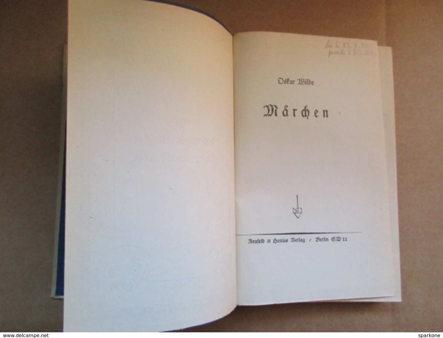 Märchen (Oscar Wilde) - Livres Anciens