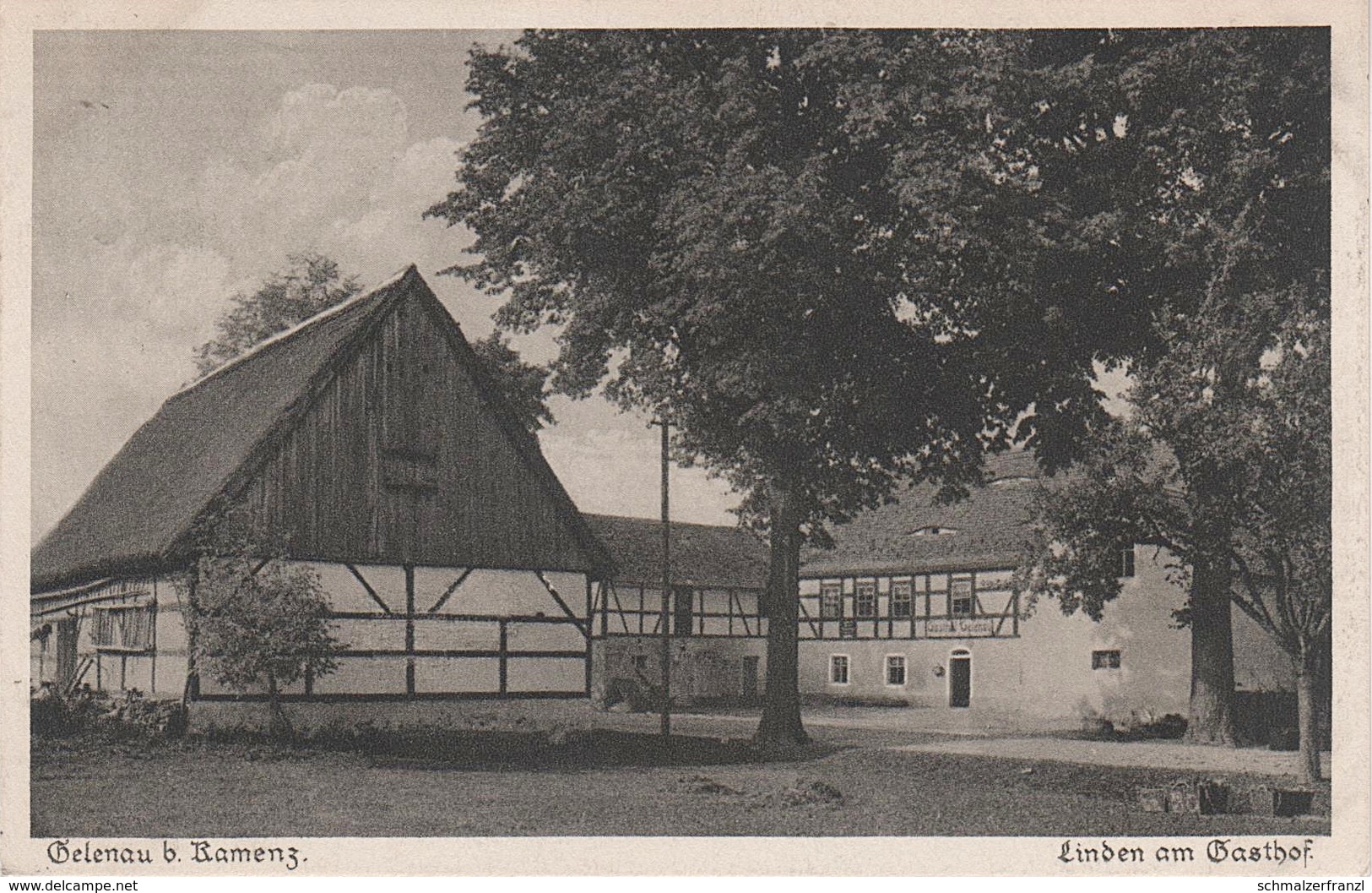 Heimatschutz AK Gelenau Linden Am Gasthof A Kamenz Haselbachtal Lückersdorf Wiesa Hennersdorf Bischheim Gersdorf Elstra - Gelenau