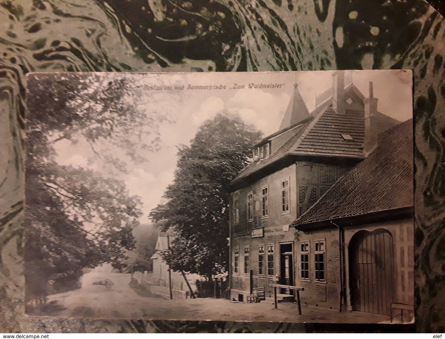 MELLE Nieder Sachsen Deutschland, Restaurant Und Sommerfrische" Zum Waldmeister " Besitzer F Drees , 1910 TB - Melle