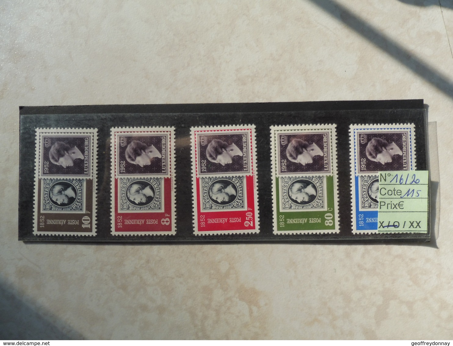 LUXEMBOURG POSTE AERIENNE 16/20 LUXE ** - Unused Stamps