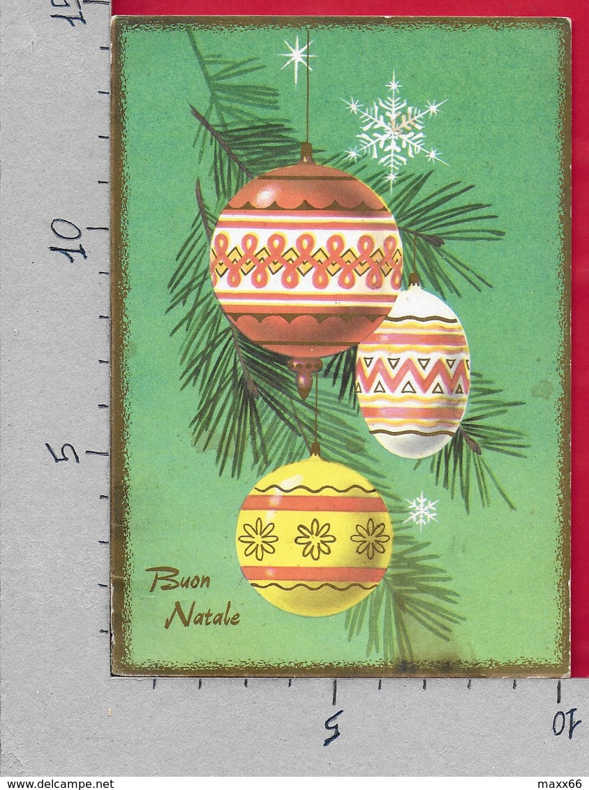 CARTOLINA VG ITALIA - BUON NATALE - Palline Per Albero - Decorazioni - 10 X 15 - ANN. 1968 RIVANAZZANO - Altri & Non Classificati