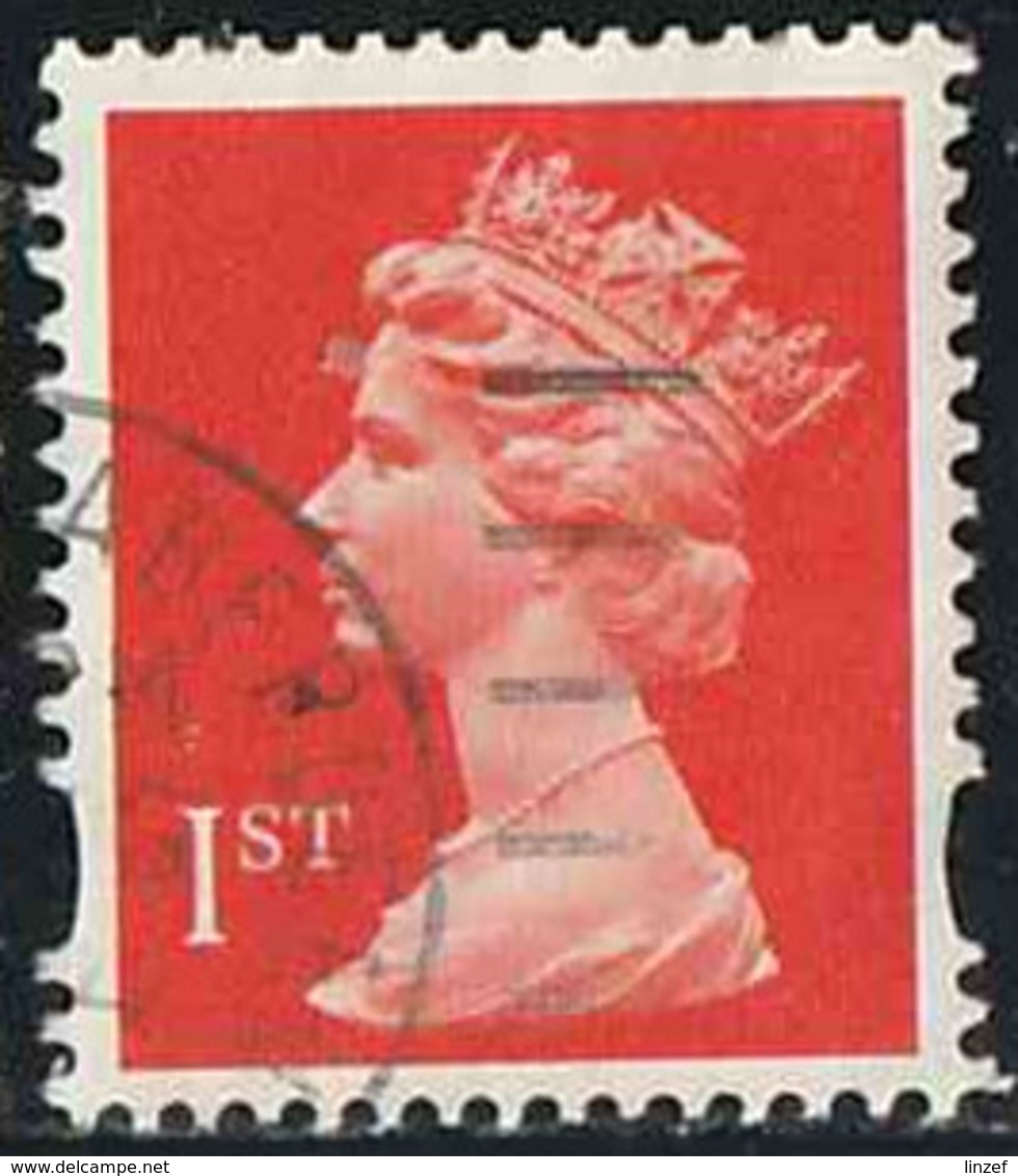 GB 1993 Yv. N°1670 - 1st Orange - Oblitéré - Machin-Ausgaben