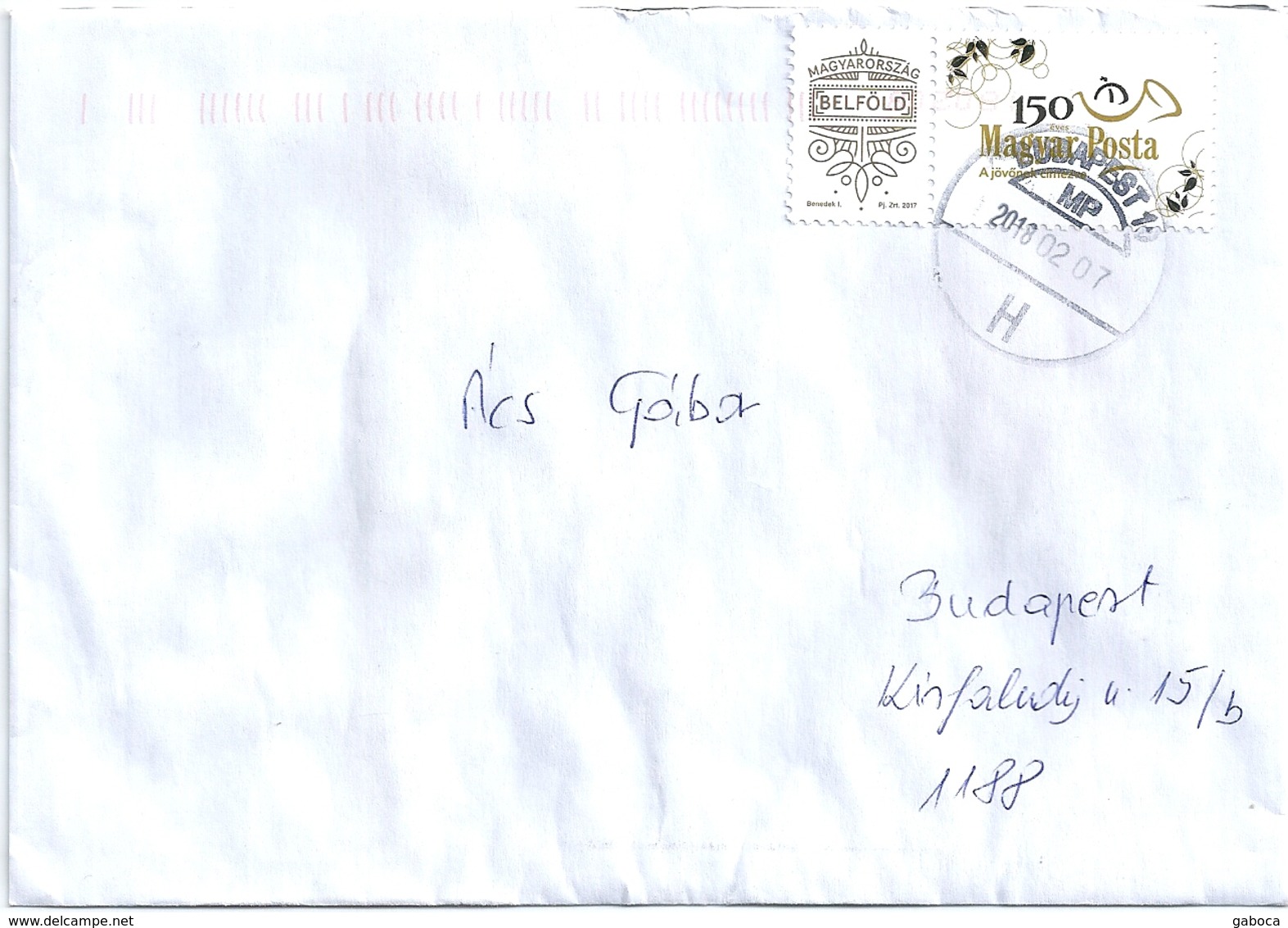B2492 Hungary Post Anniversary Personalized Stamp - Briefe U. Dokumente