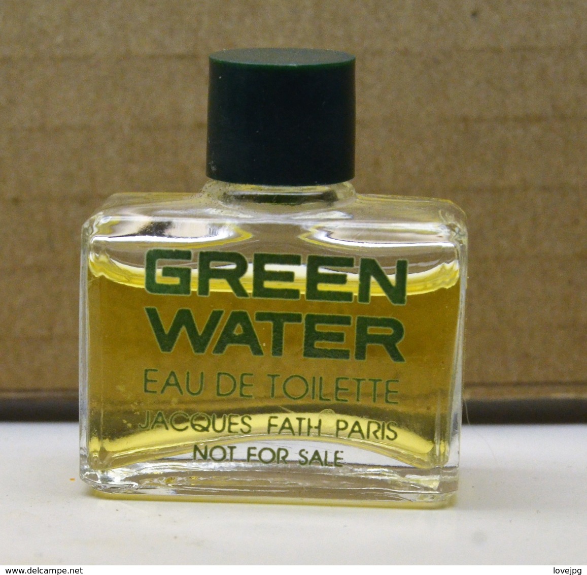 Miniature De Parfum Pour Homme - Jacques FATH "Green Water" - Eau De Toilette 5 Ml Sans Boite - Miniatures Hommes (sans Boite)