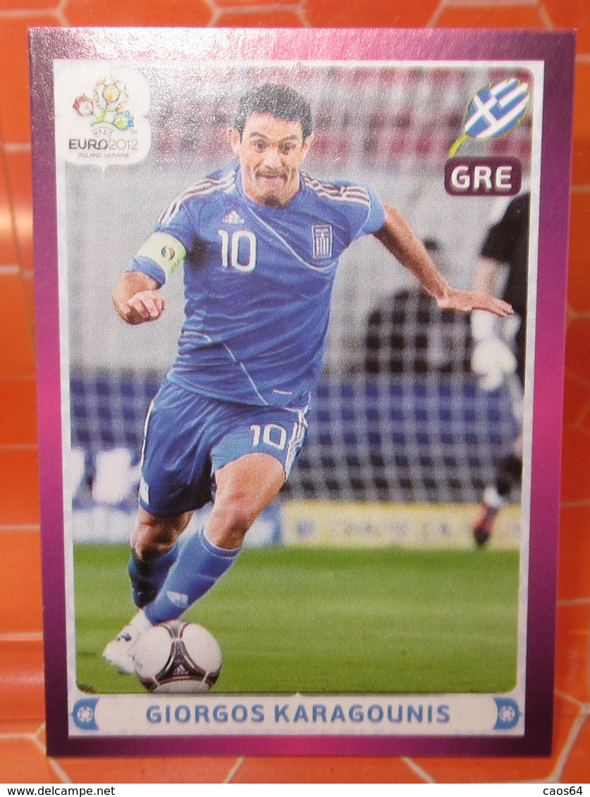 EURO2012 PANINI N. 105 KARAGOUNIS  STICKER NEW CON VELINA - Edizione Italiana