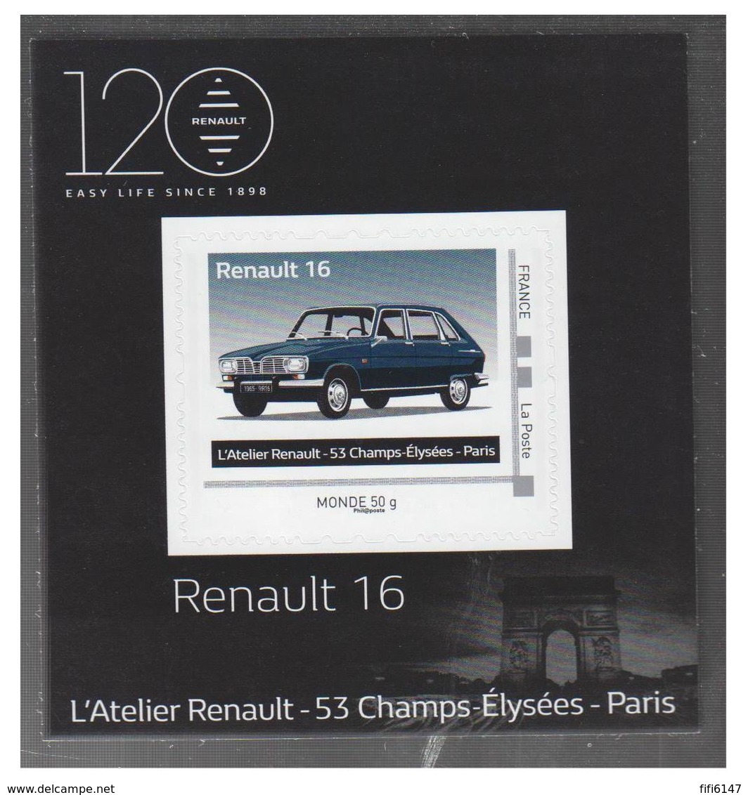 FRANCE --NOUVEAUTE 2018 -- MINI FEUILLET -- VEHICULE RENAULT -- R16 - Neufs