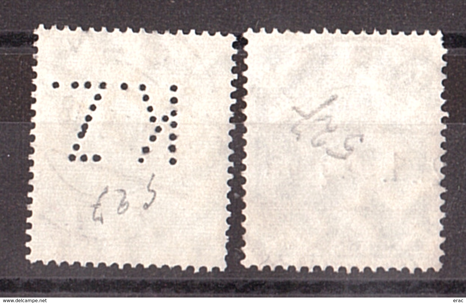 Allemagne - 1935 - N° 527 Oblitéré Dont 1 Perforé "KZ" - Retour De La Sarre - Oblitérés