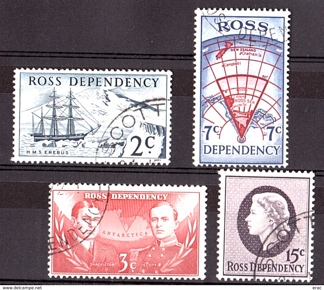 Terre De Ross - 1967 - N° 5 à 8 Oblitérés - Antarctique - Oblitérés