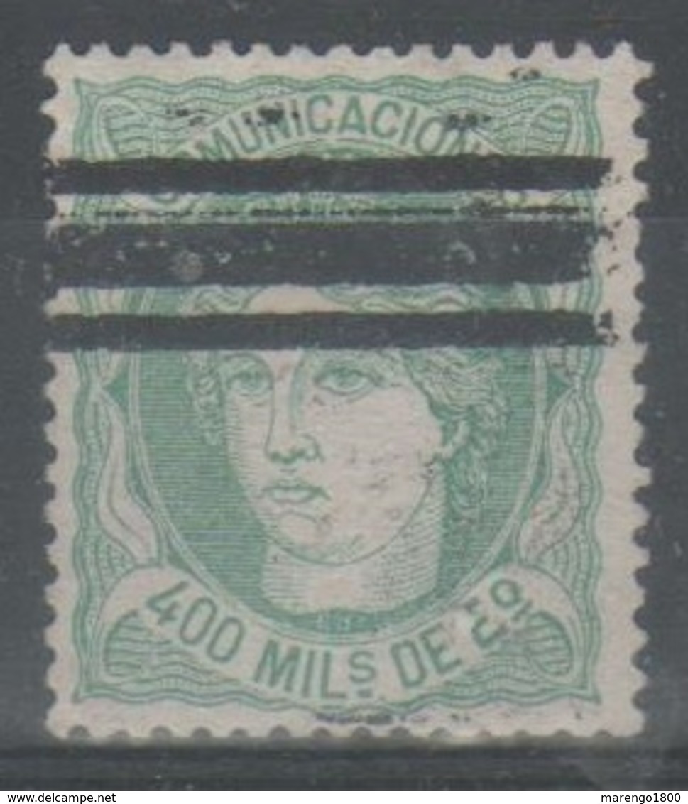 Spagna 1870 - Allegoria 400 M. - Usati