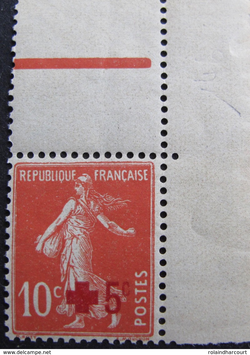 R1692/112 - 1914 - TYPE SEMEUSE - CROIX ROUGE - N°146a CdF NEUF** - Neufs