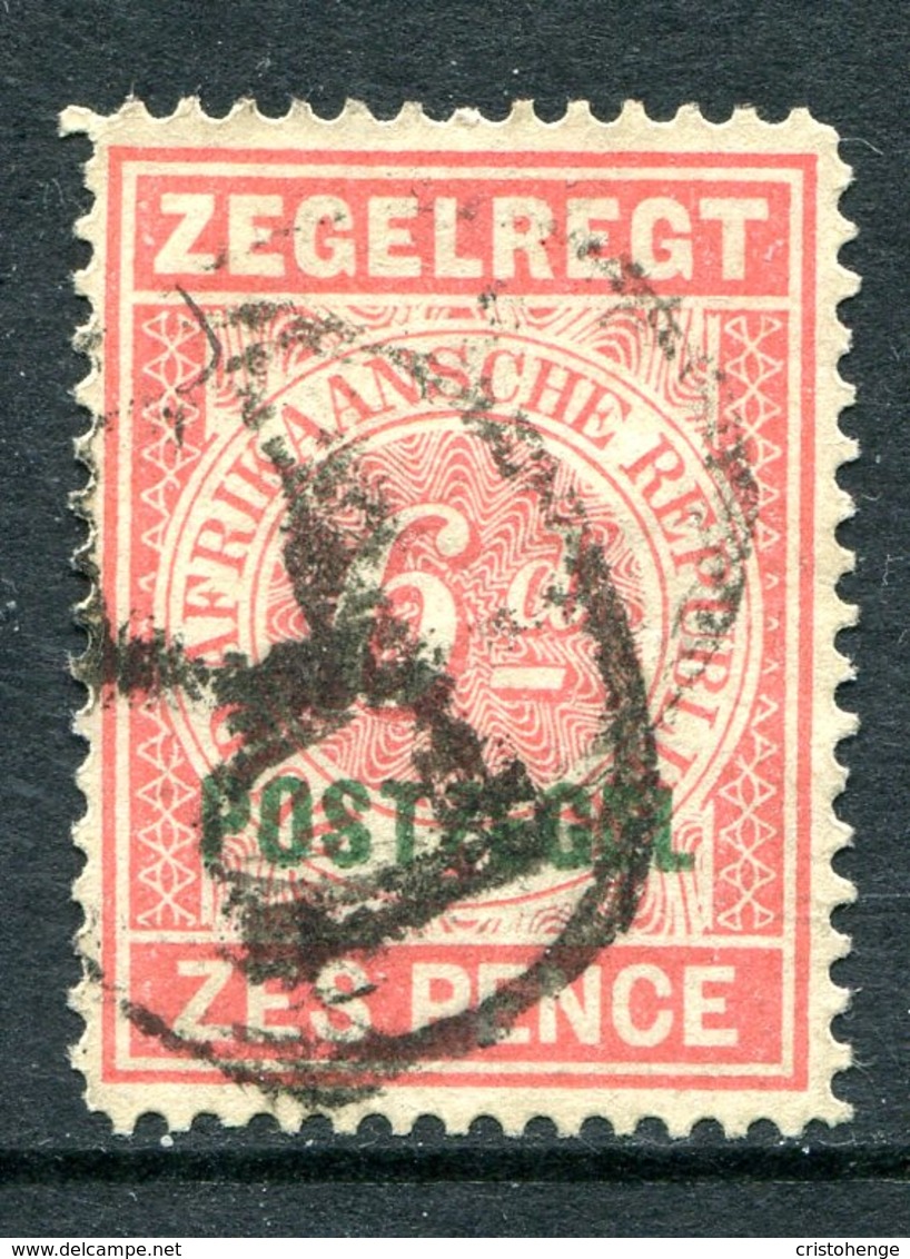 Transvaal - South Africa - 1895 Fiscal Stamp Overprinted Used (SG 215) - Transvaal (1870-1909)