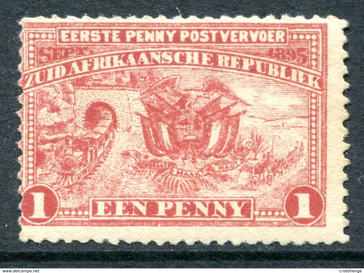 Transvaal - South Africa - 1895 Introduction Of Penny Postage HM (SG 215c) - Transvaal (1870-1909)