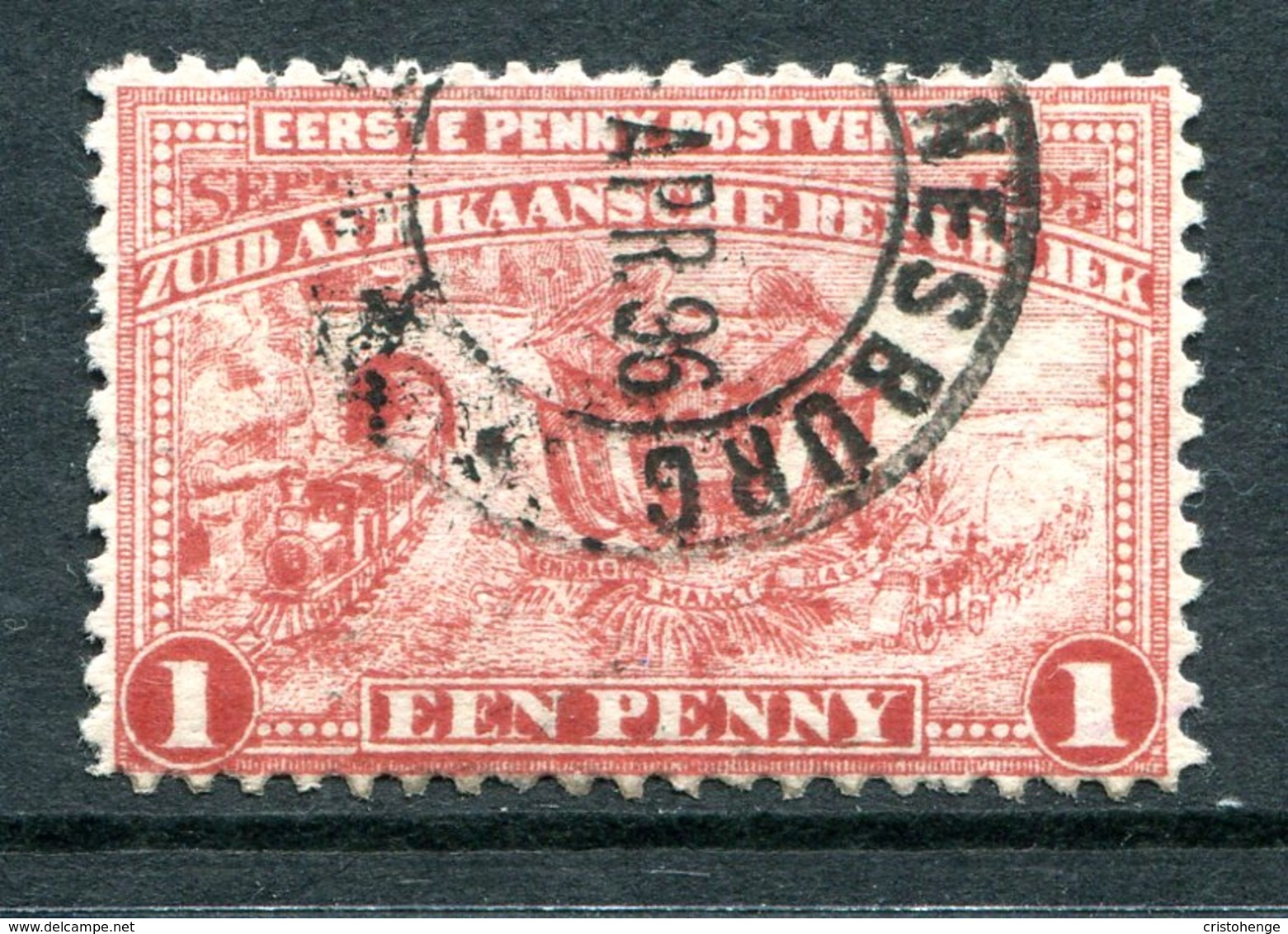 Transvaal - South Africa - 1895 Introduction Of Penny Postage Used (SG 215c) - Transvaal (1870-1909)