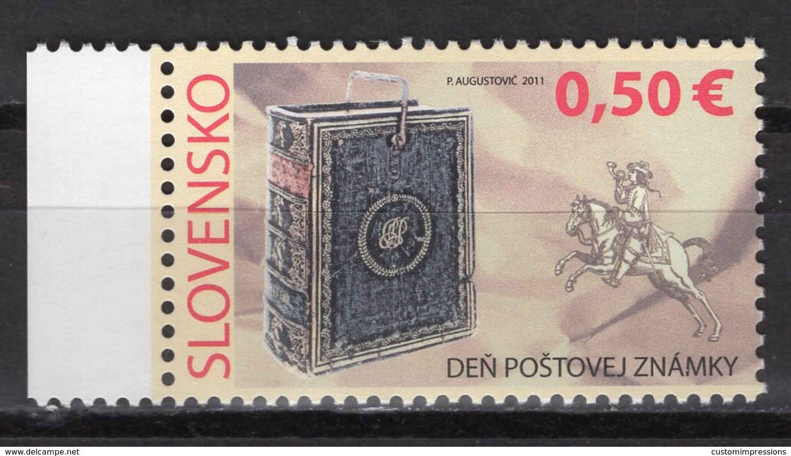 SLOVAKIA - 2011 Stamp Day - Historical Mailbox   M279 - Ungebraucht