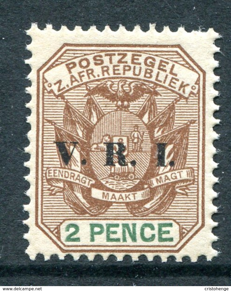 Transvaal - South Africa - 1896 V.R.I. Overprints - 2d Brown & Green HM (SG 228) - Transvaal (1870-1909)