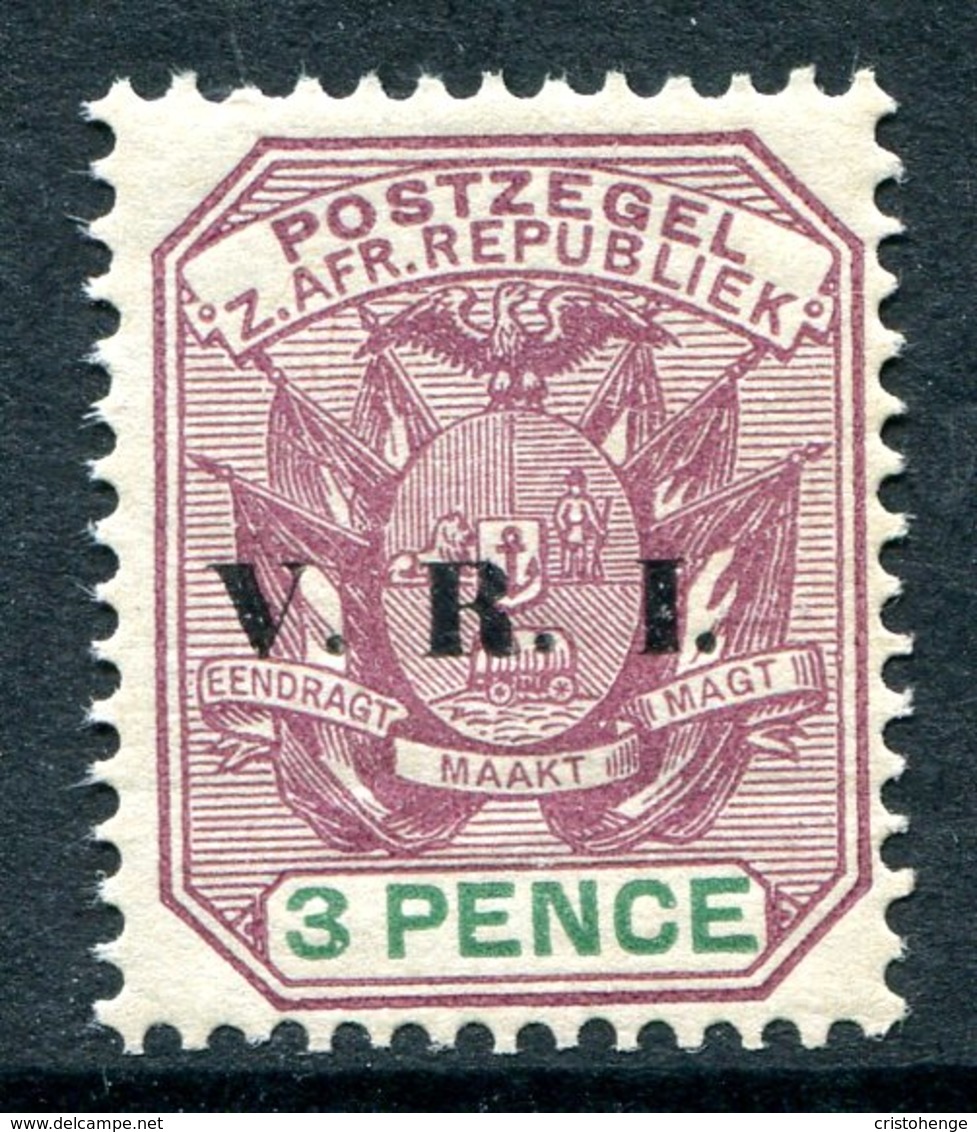 Transvaal - South Africa - 1896 V.R.I. Overprints - 3d Purple & Green HM (SG 230) - Transvaal (1870-1909)