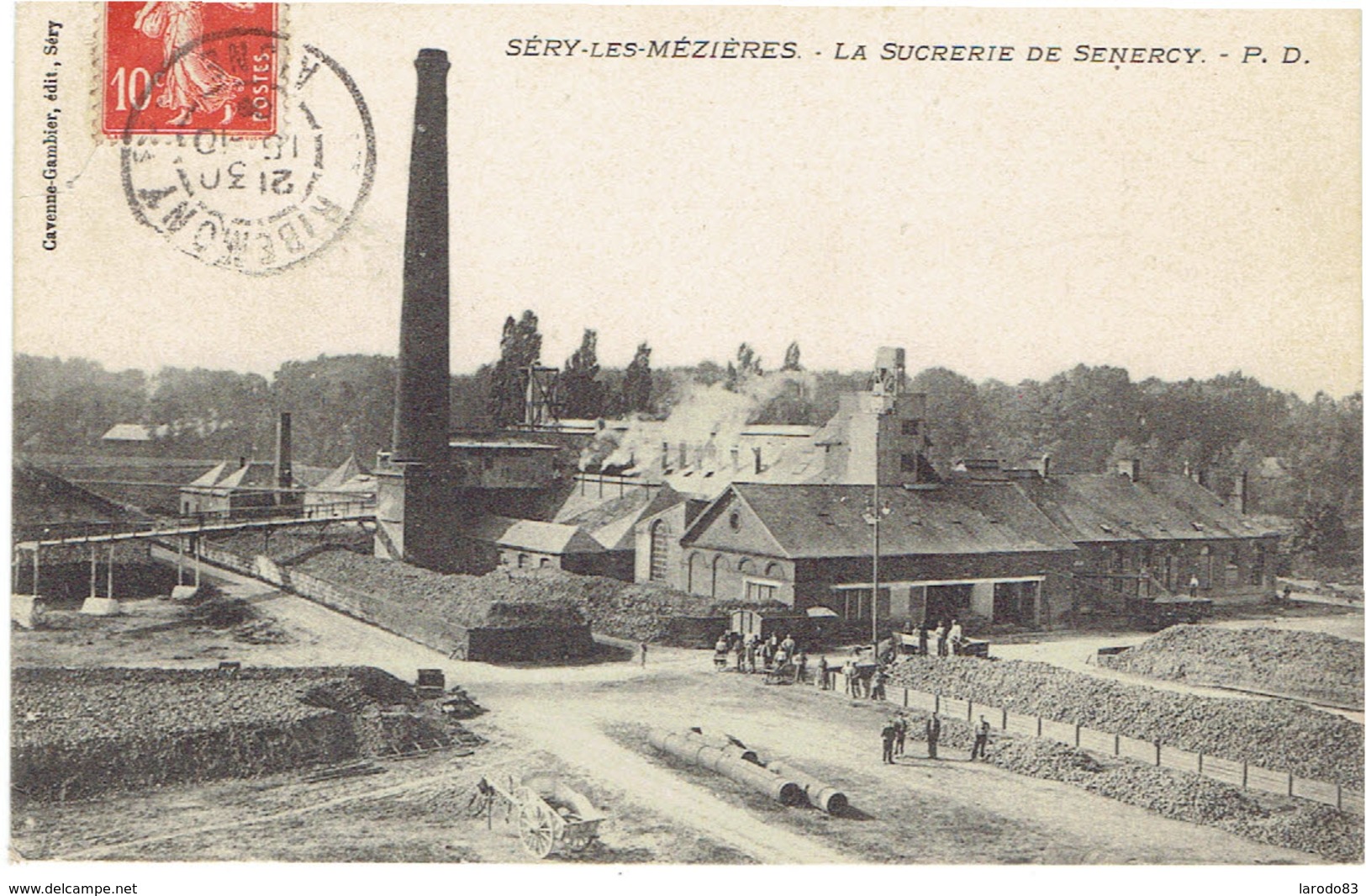 02  SERY LES MEZIERES  La Sucrerie De Senercy - Autres & Non Classés