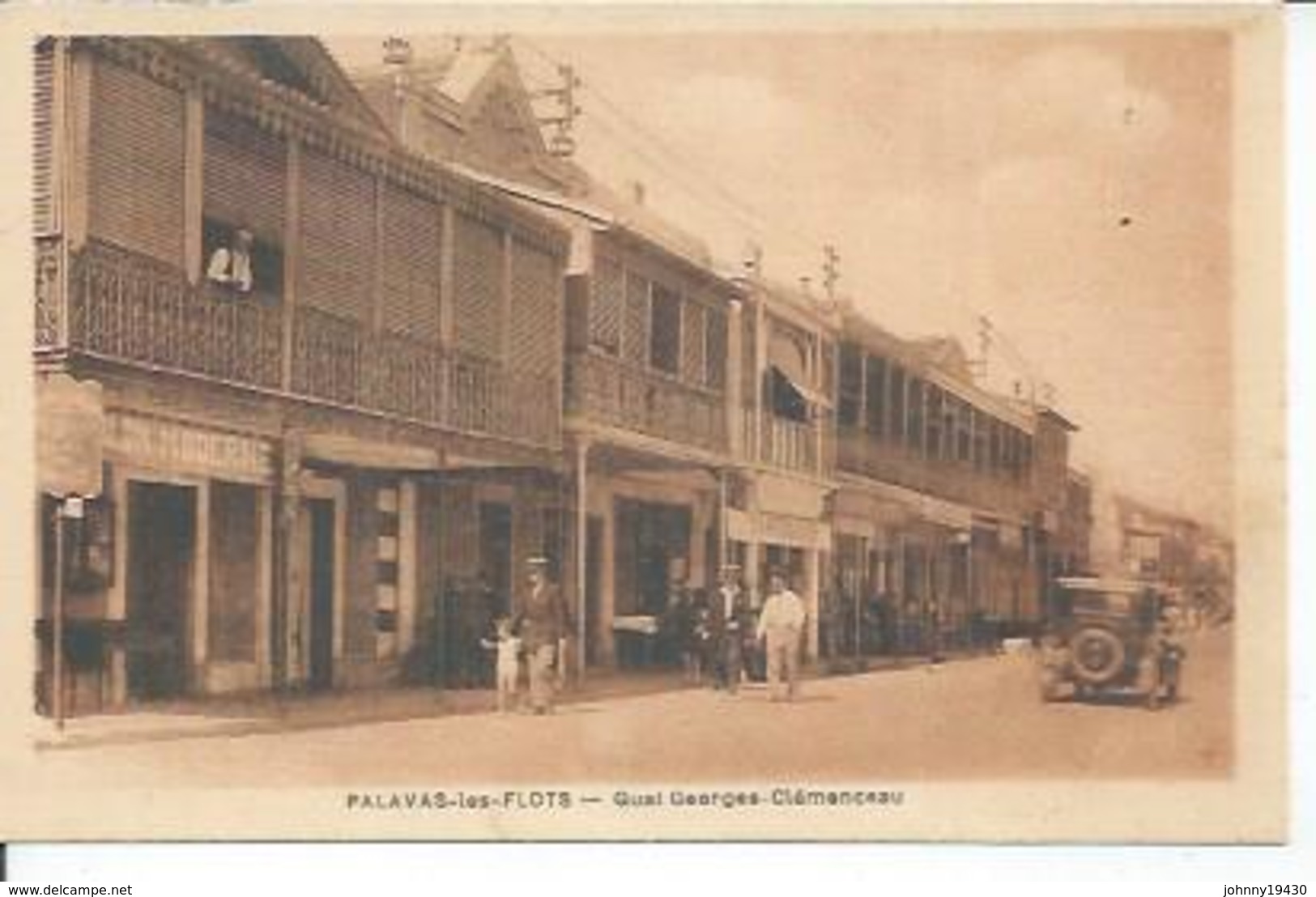 PALAVAS-LES-FLOTS - QUAI GEORGES-CLEMENCEAU  ( Animées ) - Palavas Les Flots