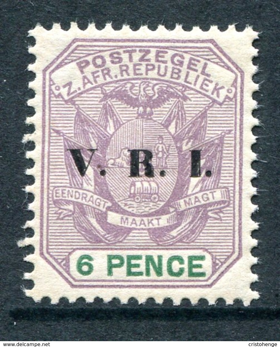 Transvaal - South Africa - 1896 V.R.I. Overprints - 6d Lilac & Green HM (SG 232) - Transvaal (1870-1909)