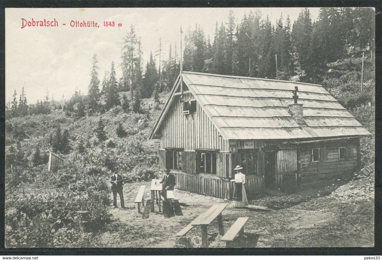 Ansichtskarten  - Dobratsch- Ottohütte  1543 M - Autres & Non Classés