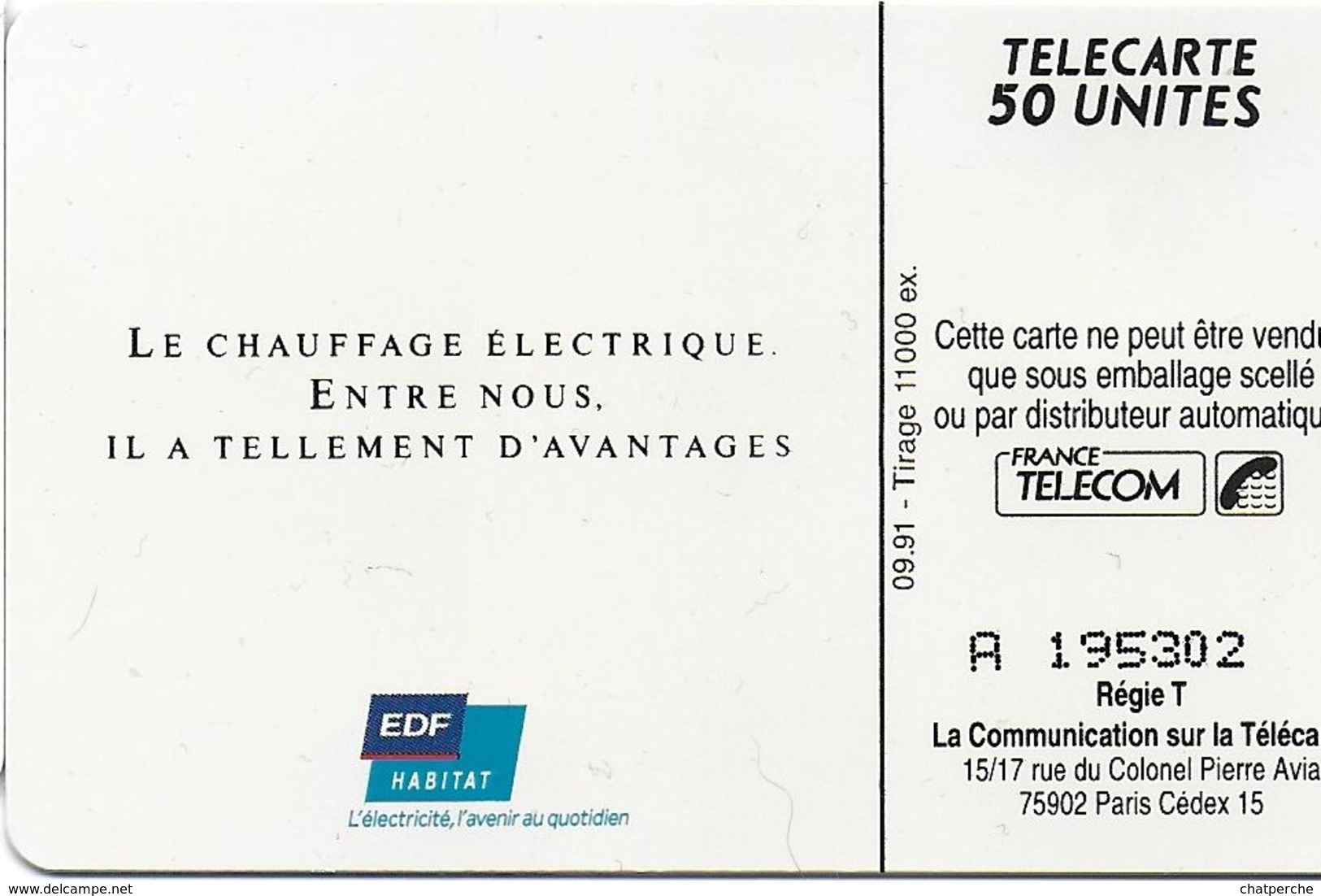 TÉLÉCARTE PHONECARD LOT 2 TÉLÉCARTES EDF CHAUFFAGE ELECTRIQUE  EN 173 & EN 310 ETAT LUXE - Privées