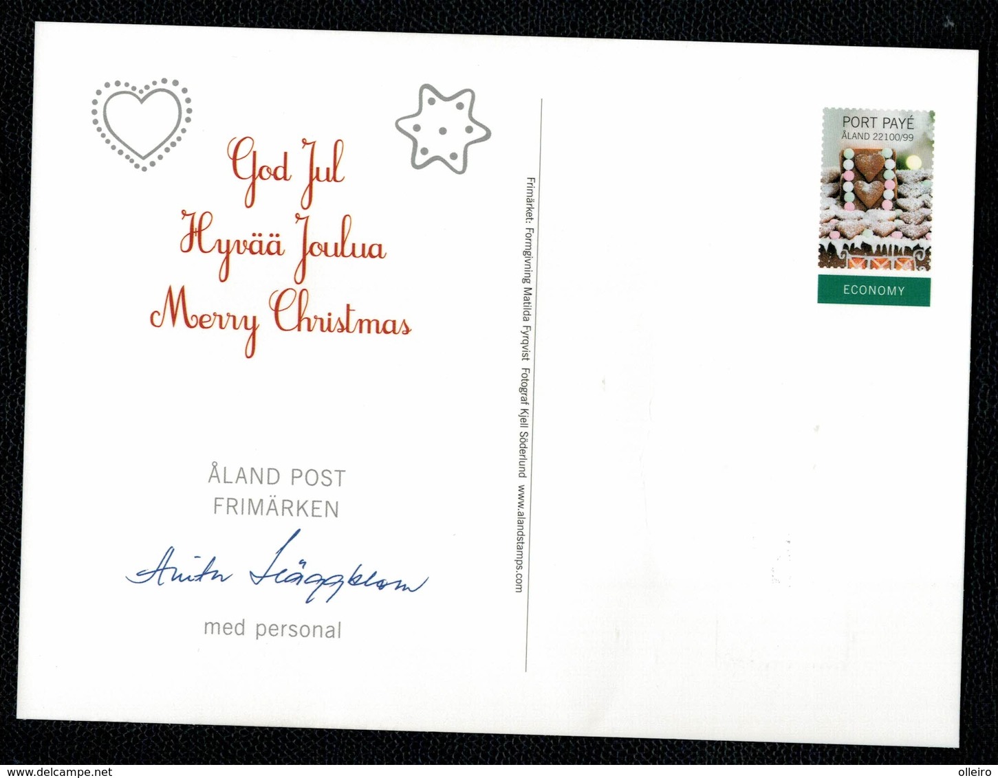 Aland 2017 Christmas Weihnachten Noel Natale Maximum Card 1v FDC VFU - Aland