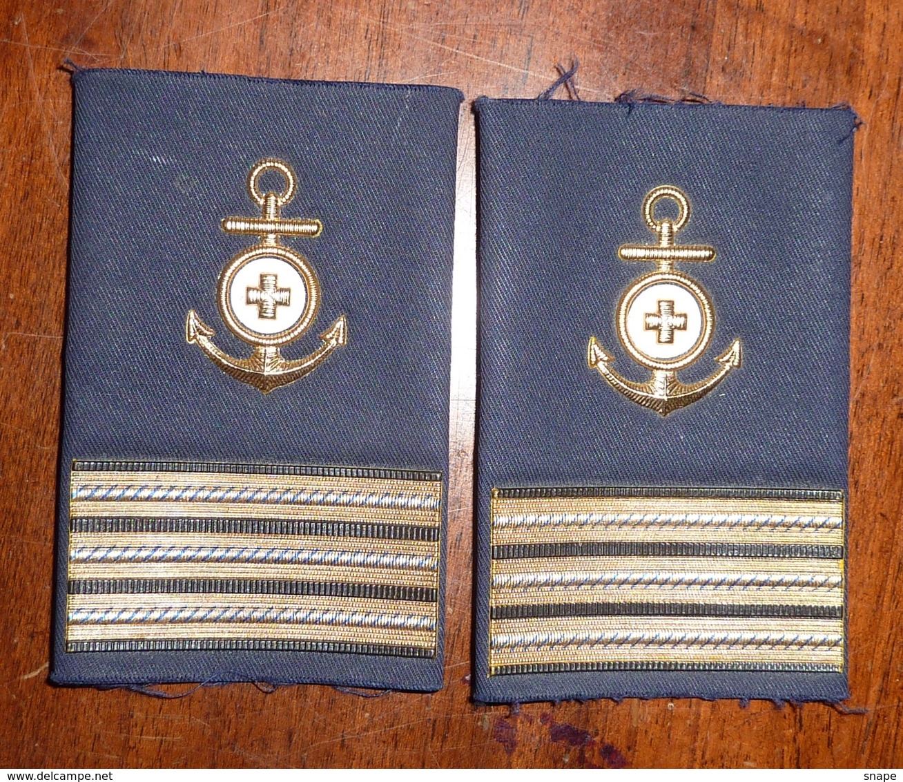 Capo 1^ Classe INFERMIERE - SANITARIO - MARINA  MILITARE ITALIANA - GRADI TUBOLARI - Come Nuovi - Italian Navy CPO - Marine