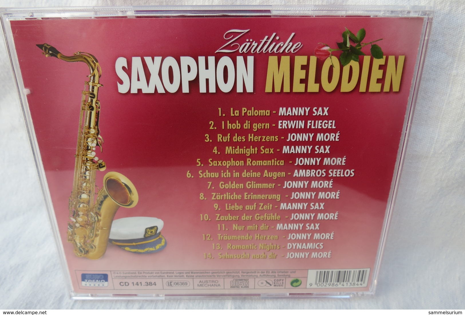 3 CDs "Zärtliche Saxophon Melodien"