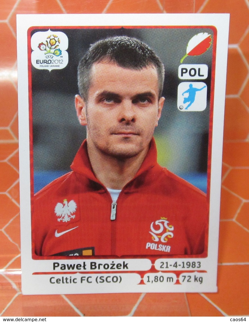 EURO2012 PANINI N. 73 BROZEK  STICKER NEW CON VELINA - Edizione Italiana