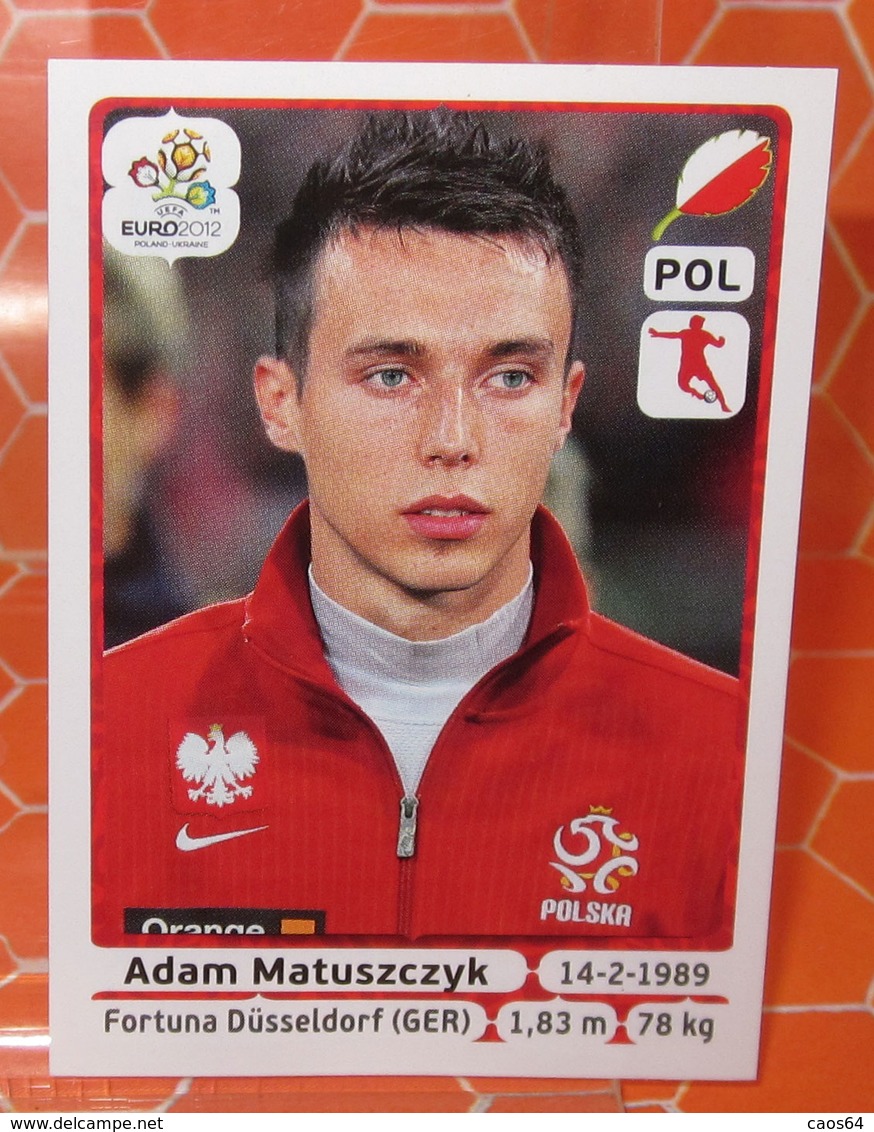 EURO2012 PANINI N. 69 MATUSZCZYK  STICKER NEW CON VELINA - Edizione Italiana