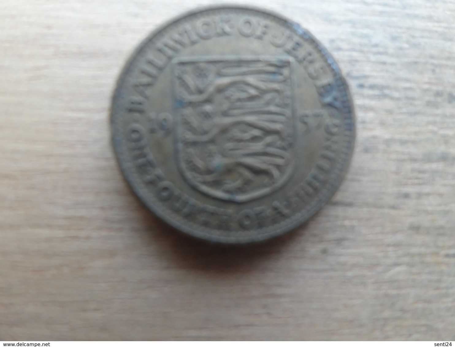 Jersey  1/4 Shilling  1957  Km 22 - Jersey