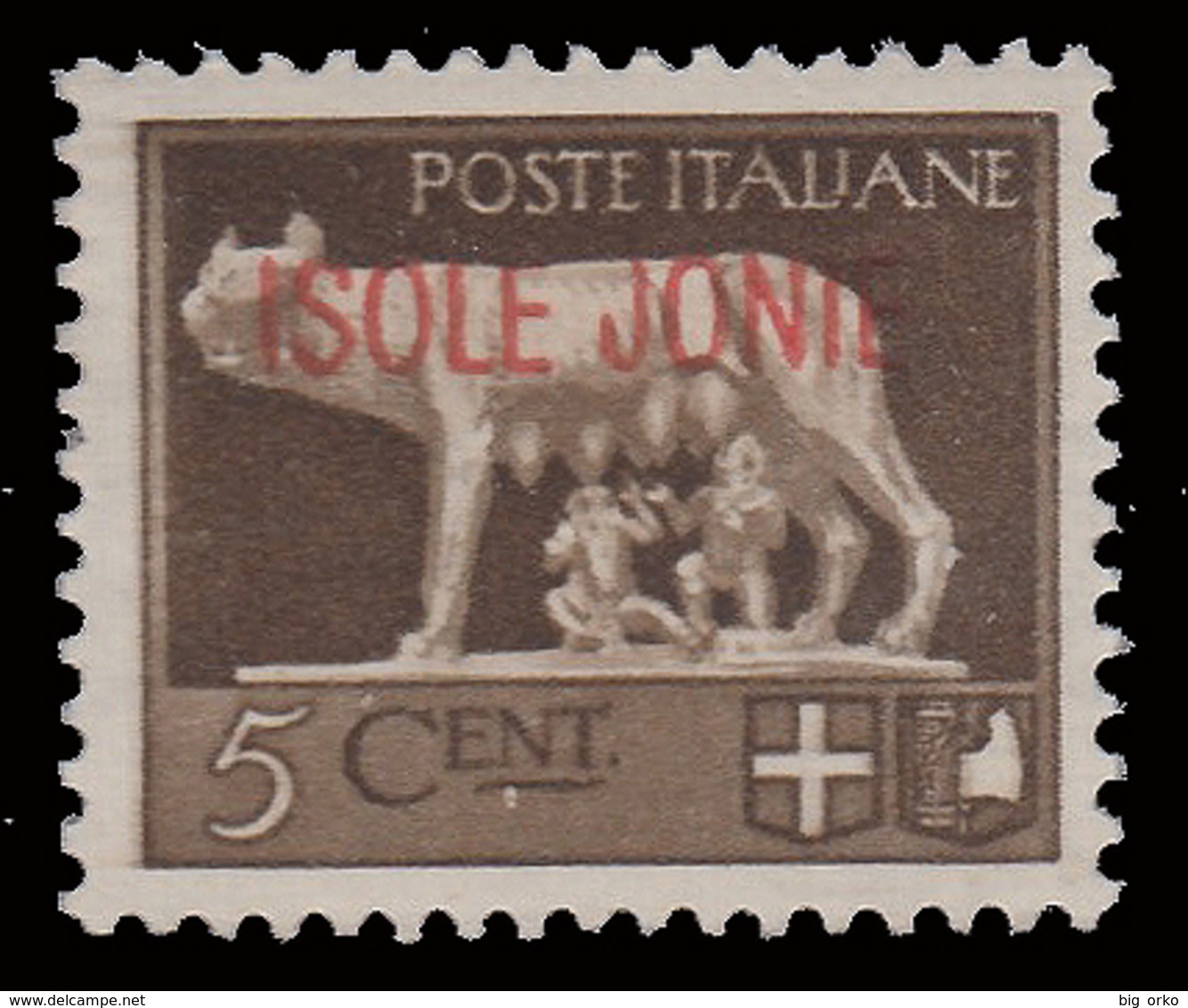 ITALIA - ISOLE JONIE (Emissioni Generali) - 5 C. Bruno - 1941 - Ionische Inseln
