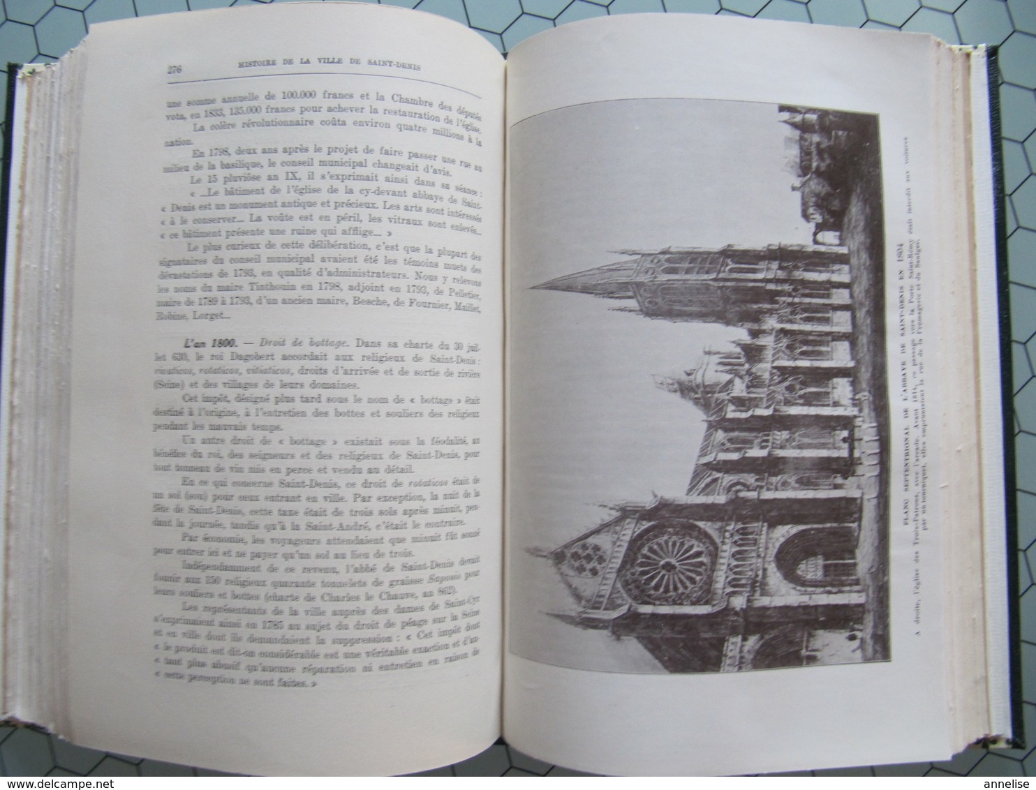 93 Histoire de la Ville de St-Denis et de la Basilique 1928 H. Monin