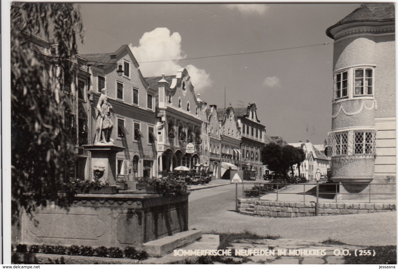 AK - OÖ - Neufelden Im Mühlkreis - Ortsansicht Mit Gasthof - 1958 - Rohrbach