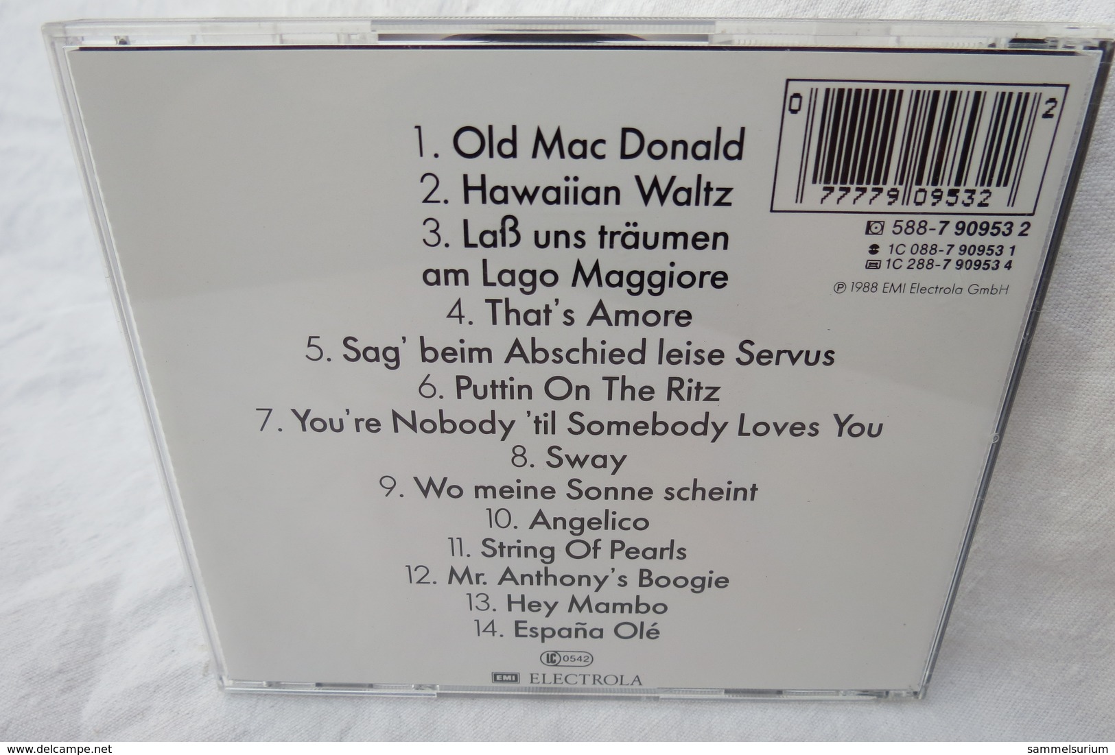 CD "Hugo Strasser" Das Tanzorchester, Die Tanzplatte '89 - Sonstige & Ohne Zuordnung