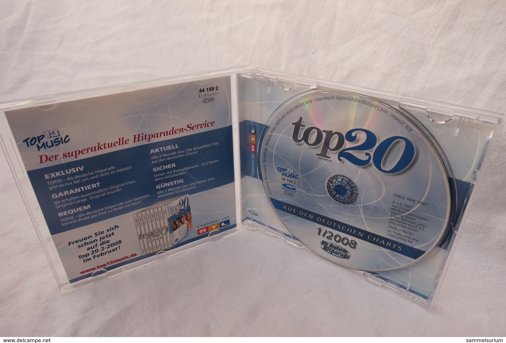CD "Top 20 Aus Den Deutschen Charts" Ausgabe 1/2008 - Sonstige - Deutsche Musik