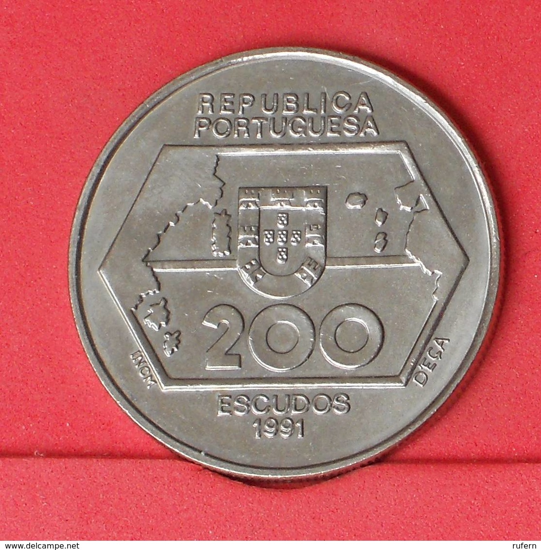 PORTUGAL 200 ESCUDOS 1991 -    KM# 659 - (Nº25786) - Portugal