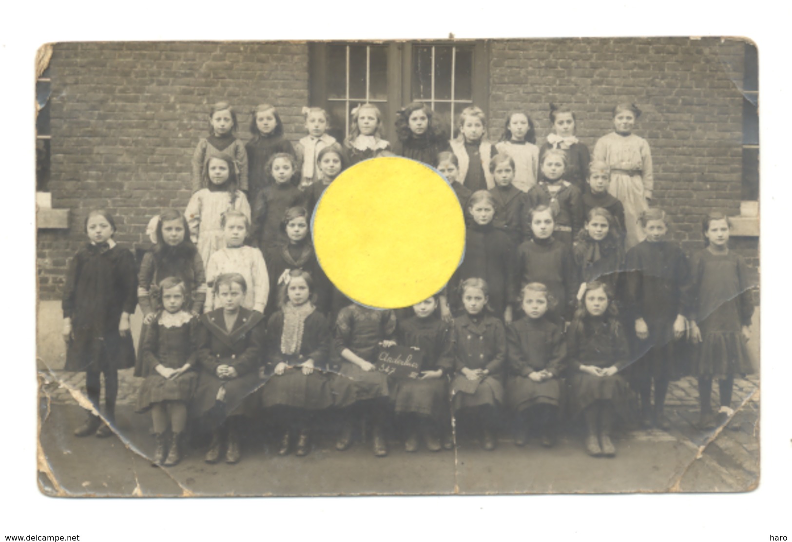 Photo Carte D'une Classe De Filles à ANDERLUES, école, Fillettes,.. - Etat Pas Terrible, Voir Scan  (b237) - Anderlues