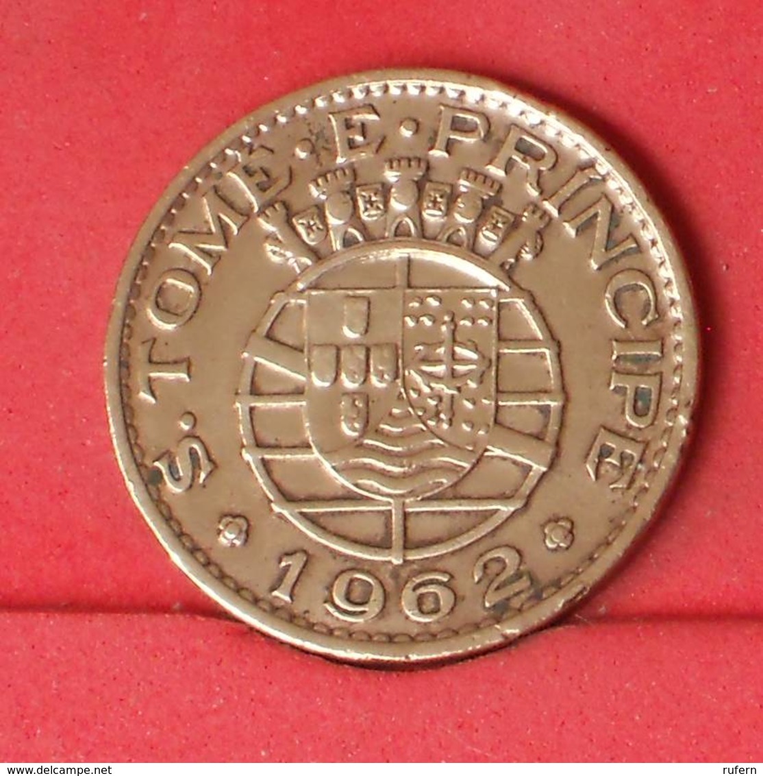 SAINT THOMAS E PRINCIPE 1 ESCUDOS 1962 -    KM# 18 - (Nº25816) - Portugal