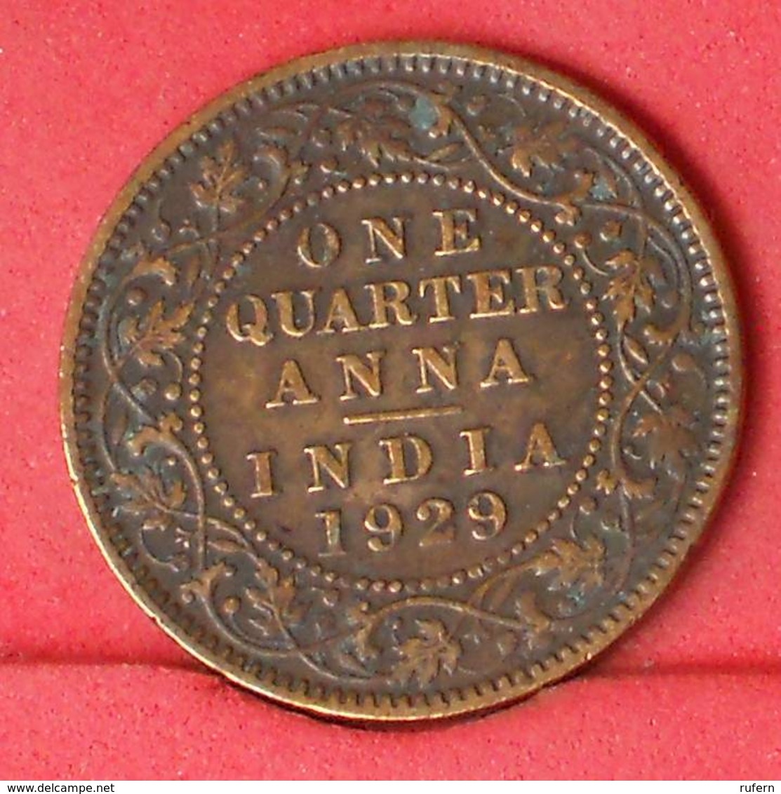 BRITISH INDIA 1/4 ANNA 1929 -    KM# 512 - (Nº25847) - Colonies